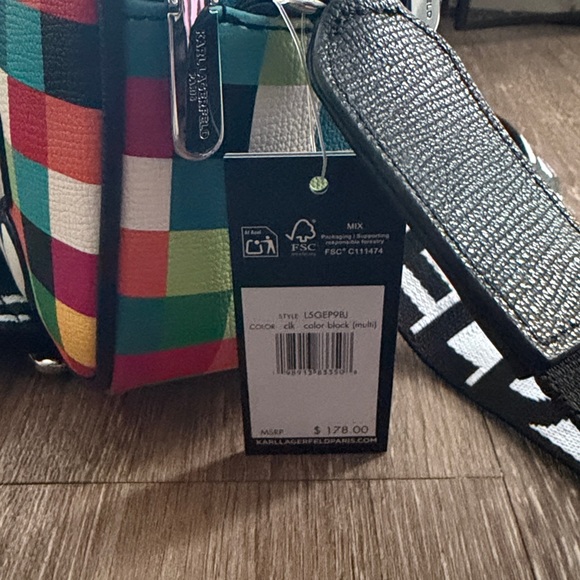 KARL LAGERFELD PARIIS Maybelle Crossbody Ikonik Choupette Bag Cat NWT - Picture 10 of 12